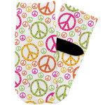 Peace Sign Toddler Ankle Socks (Personalized)