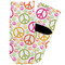 Peace Sign Toddler Ankle Socks - Single Pair - Front and Back