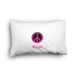 Peace Sign Pillow Case - Toddler - Graphic (Personalized)