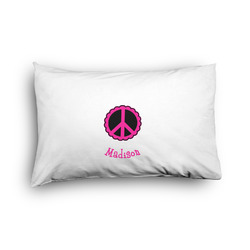 Peace Sign Pillow Case - Toddler - Graphic (Personalized)