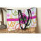 Peace Sign Tote w/Black Handles - Lifestyle View