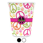 Peace Sign Waste Basket (Personalized)