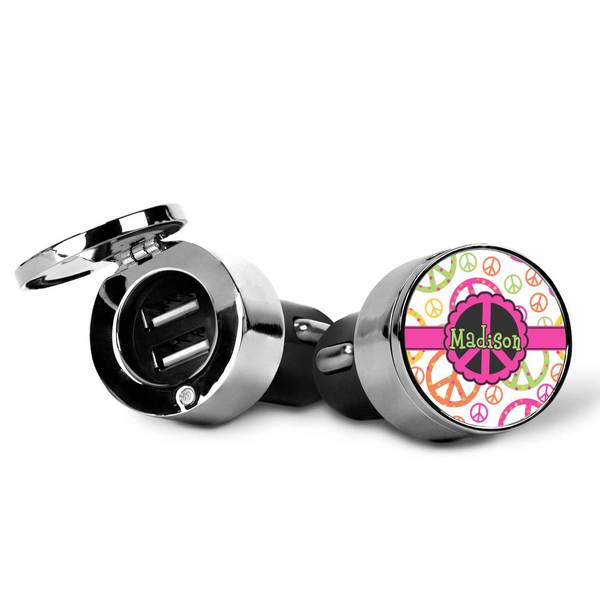 Peace Sign USB Car Charger