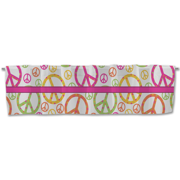 Peace Sign Valance - Front