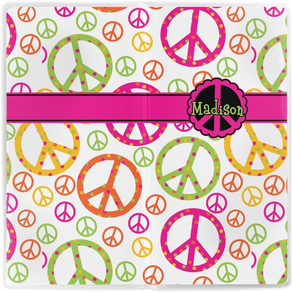 Peace Sign Vinyl Document Wallet - Apvl