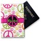 Peace Sign Vinyl Passport Holder (Personalized)