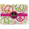 Peace Sign Kitchen Towel - Waffle Weave - Full Color Print (Personalized)