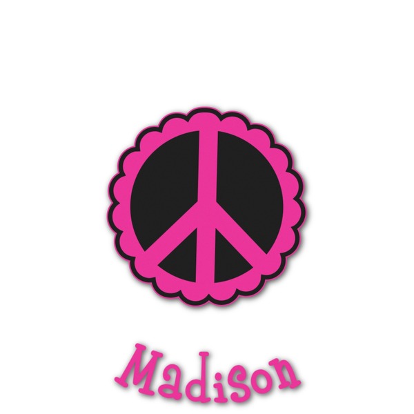 Custom Peace Sign Graphic Decal - XLarge (Personalized)