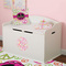 Peace Sign Wall Monogram on Toy Chest