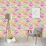 Peace Sign Wallpaper & Surface Covering (Peel & Stick - Repositionable)