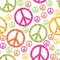 Peace Sign Wallpaper & Surface Covering (Water Activated 24"x 24" Sample)
