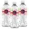 Peace Sign Water Bottle Labels - Front View
