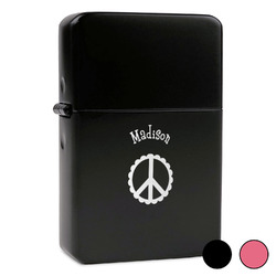 Peace Sign Windproof Lighter (Personalized)