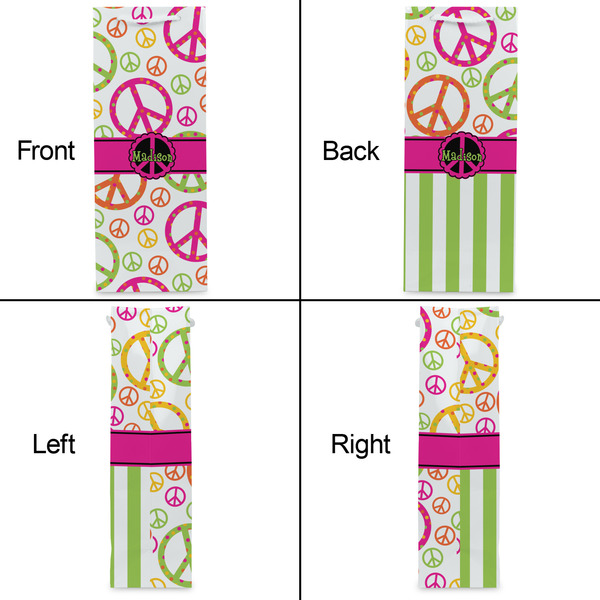 Peace Sign Wine Gift Bag - Gloss - Approval