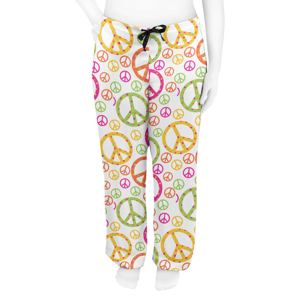 Peace Sign Women's Pj on model - Front