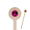 Peace Sign Round Wooden Stir Sticks
