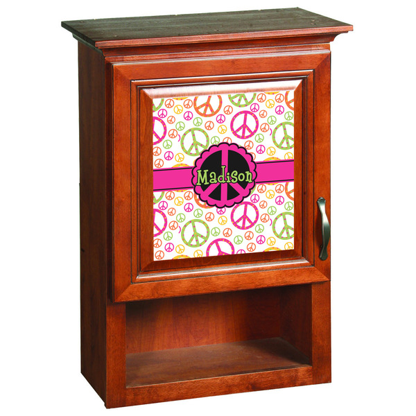 Peace Sign Wooden Cabinet Decal (Medium)