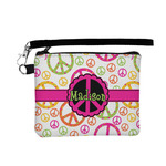 Peace Sign Wristlet ID Case w/ Name or Text