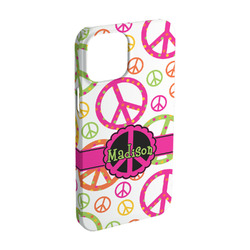 Peace Sign iPhone Case - Plastic - iPhone 15 (Personalized)