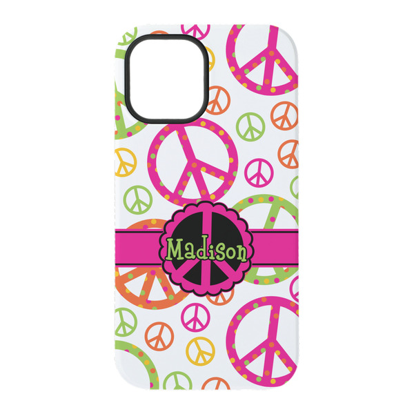 Peace Sign iPhone 15 Tough Case - Back