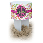 Peace Sign Beach Spiker Drink Holder (Personalized)