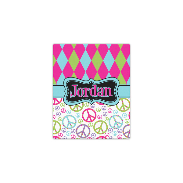 Harlequin & Peace Signs 11x14 - Canvas Print - Front View