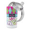 Harlequin & Peace Signs 12 oz Stainless Steel Sippy Cups - Top Off