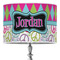 Harlequin & Peace Signs Drum Lamp Shade (Personalized)
