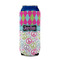 Harlequin & Peace Signs 16oz Can Sleeve - FRONT (on can)