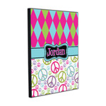 Harlequin & Peace Signs Wood Prints (Personalized)