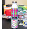 Harlequin & Peace Signs 20oz Water Bottles - Full Print - In Context