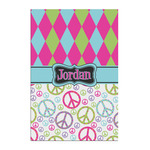 Harlequin & Peace Signs Posters - Matte - 20x30 (Personalized)