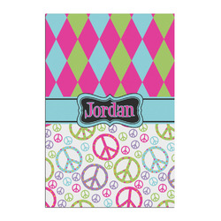 Harlequin & Peace Signs Posters - Matte - 20x30 (Personalized)