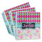 Harlequin & Peace Signs 3-Ring Binder Group