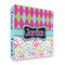 Harlequin & Peace Signs 3 Ring Binders - Full Wrap - 2" - FRONT