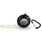 Harlequin & Peace Signs Pocket Tape Measure - 6 Ft w/ Carabiner Clip (Personalized)
