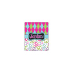 Harlequin & Peace Signs Canvas Print - 8x10 (Personalized)