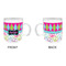 Harlequin & Peace Signs Acrylic Kids Mug (Personalized) - APPROVAL