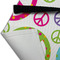 Harlequin & Peace Signs Apron - (Detail)