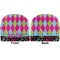 Harlequin & Peace Signs Baby Hat Beanie - Approval