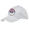 Harlequin & Peace Signs Baseball Cap - White (Personalized)