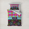 Harlequin & Peace Signs Bedding Set- Twin Lifestyle - Duvet