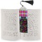 Harlequin & Peace Signs Bookmark with tassel - In book