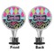 Harlequin & Peace Signs Bottle Stopper - Front and Back