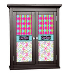 Harlequin & Peace Signs Cabinet Decal - XLarge (Personalized)