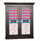 Harlequin & Peace Signs Cabinet Decal - Small (Personalized)