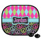 Harlequin & Peace Signs Car Side Window Sun Shade (Personalized)