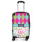 Harlequin & Peace Signs Suitcase (Personalized)