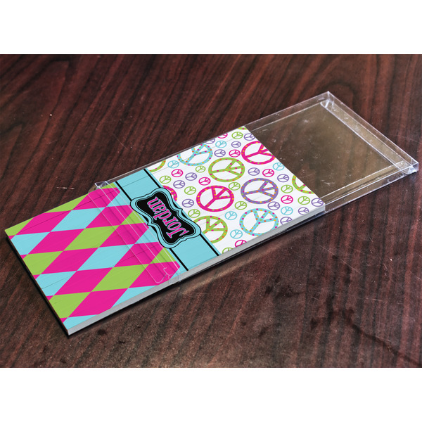 Harlequin & Peace Signs Colored Pencils - In Package