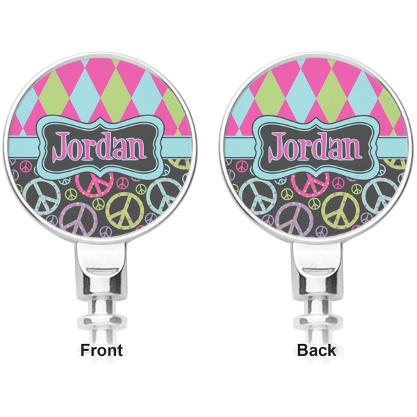 Harlequin & Peace Signs Corkscrew - Apvl